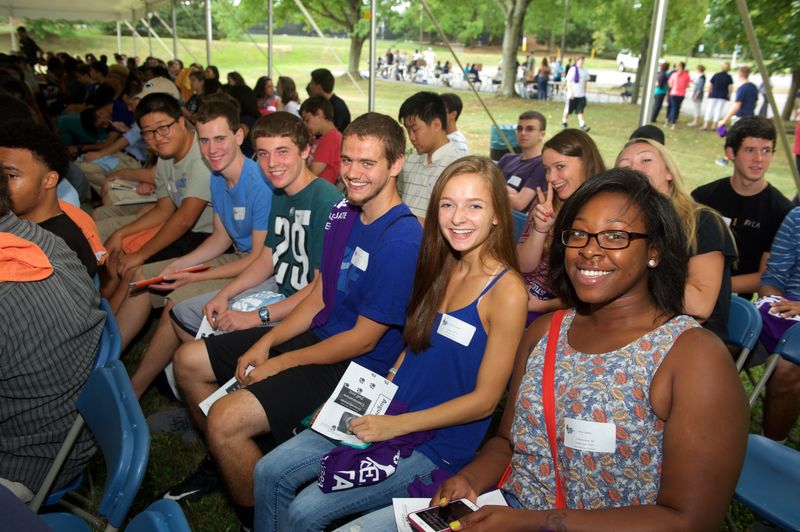Students at Brandywine Convocation