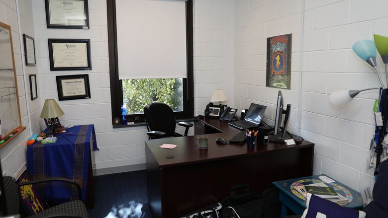A new office in Penn State Brandywine's Commons/Athletic Center