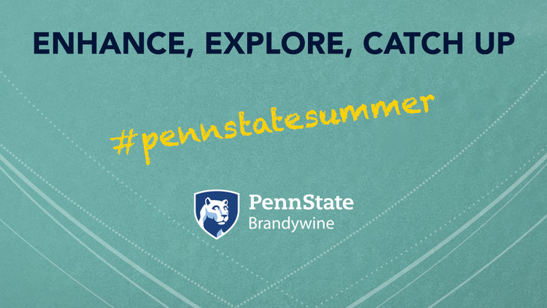 Penn State Brandywine summer course graphic