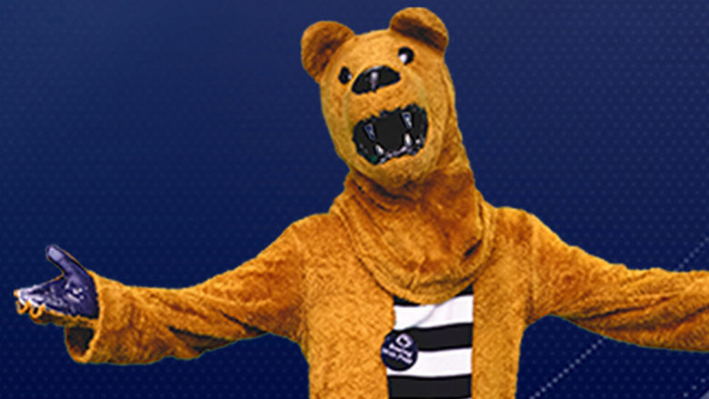 The Nittany Lion Mascot. 