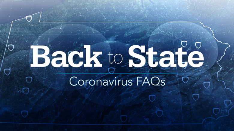 Back to State Coronavirus FAQs graphic