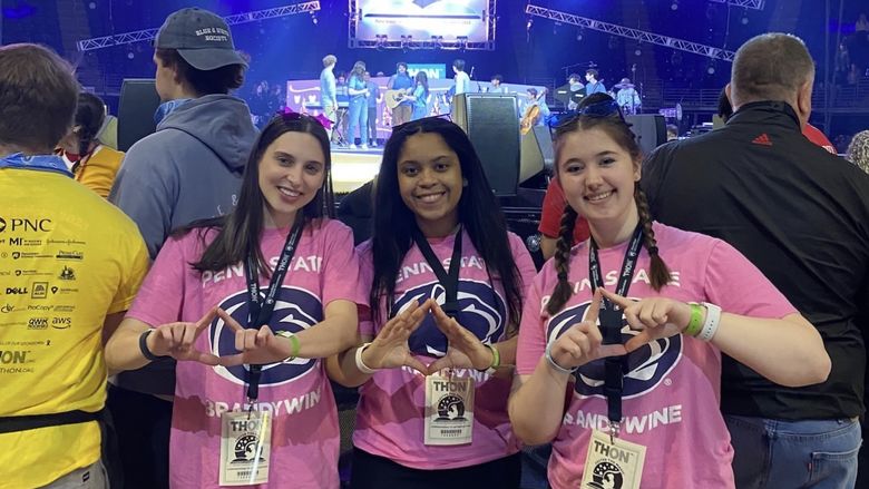 Brandywine students participating in THON