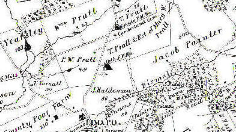 Map of Middletown Township, founded 1686