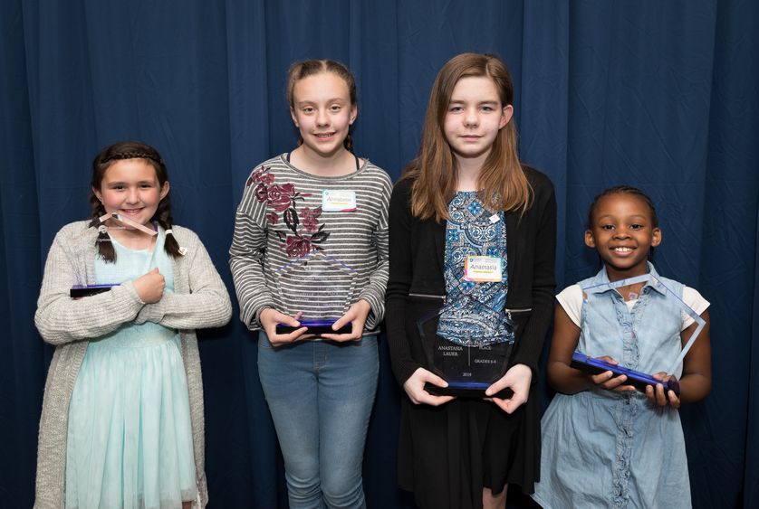 From left to right: Clara Whitelaw Singer, Annabelle Deady, Anastasia Lauer and Aaleah Smith