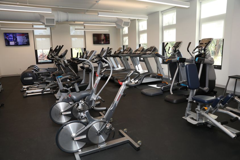 Penn State Brandywine's new fitness center. 