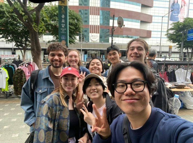 Penn State students in Seoul