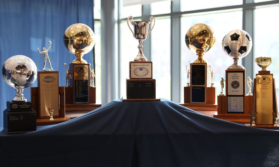 Brandywine's PSUAC championship trophies